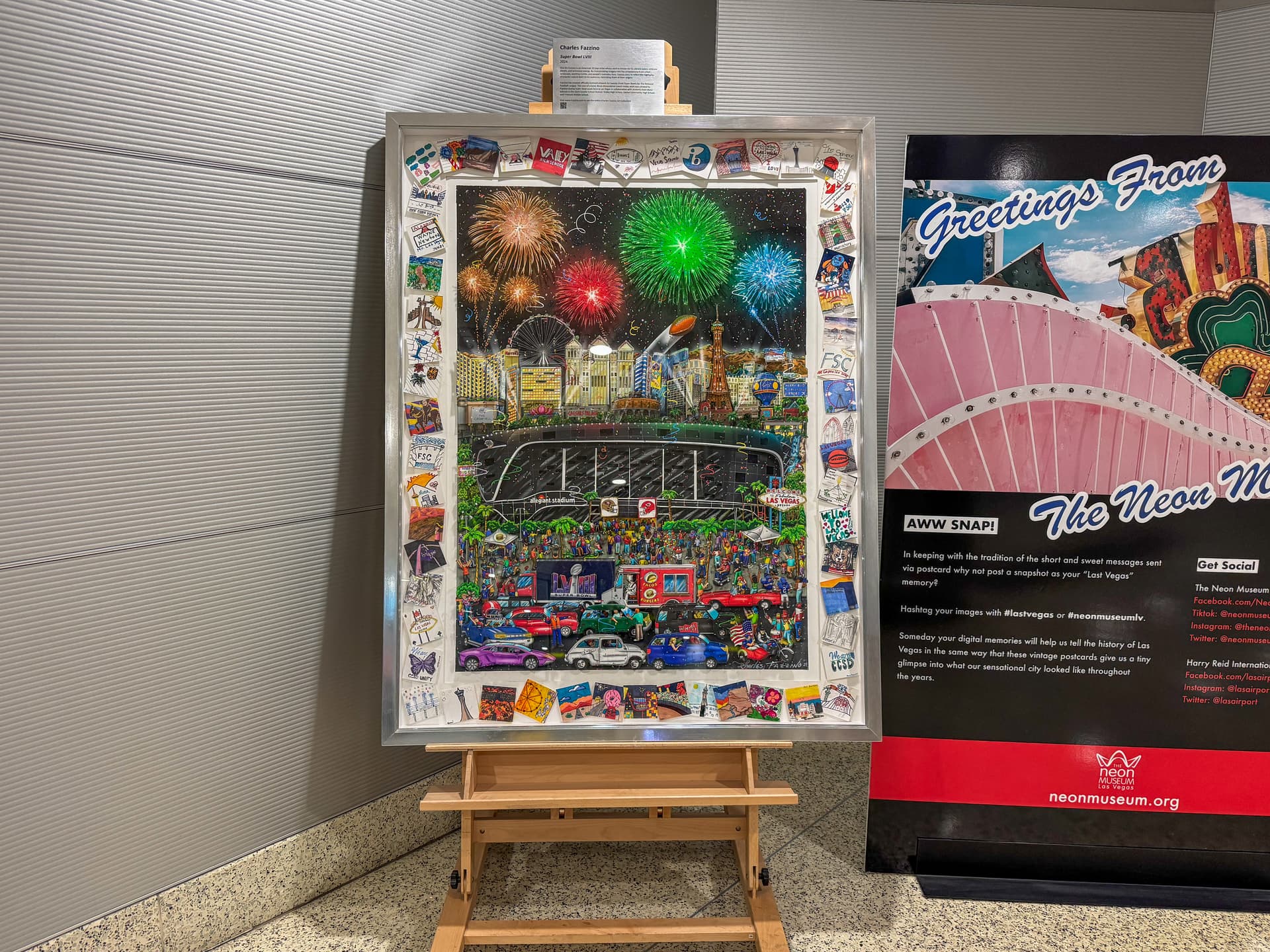"Super Bowl LVIII" by Charles Fazzino New - Photo